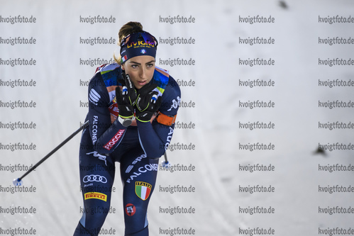 03.12.2019, xkvx, Biathlon IBU Weltcup Oestersund, Training Damen, v.l. Lisa Vittozzi (Italy) in aktion / in action competes