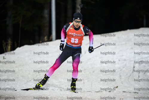 04.12.2019, xkvx, Biathlon IBU Weltcup Oestersund, Einzel Herren, v.l. Kosuke Ozaki (Japan) in aktion / in action competes