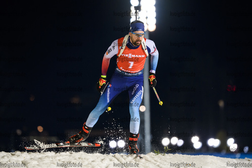 04.12.2019, xkvx, Biathlon IBU Weltcup Oestersund, Einzel Herren, v.l. Mario Dolder (Switzerland) in aktion / in action competes