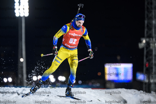 04.12.2019, xkvx, Biathlon IBU Weltcup Oestersund, Einzel Herren, v.l. Jesper Nelin (Sweden) in aktion / in action competes