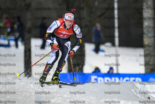 04.12.2019, xkvx, Biathlon IBU Weltcup Oestersund, Einzel Herren, v.l. Florent Claude (Belgium) in aktion / in action competes