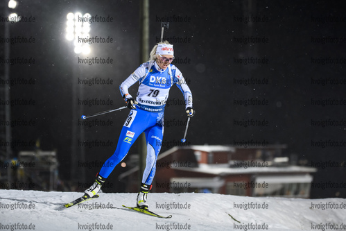 05.12.2019, xkvx, Biathlon IBU Weltcup Oestersund, Einzel Damen, v.l. Mari Eder (Finland) in aktion / in action competes