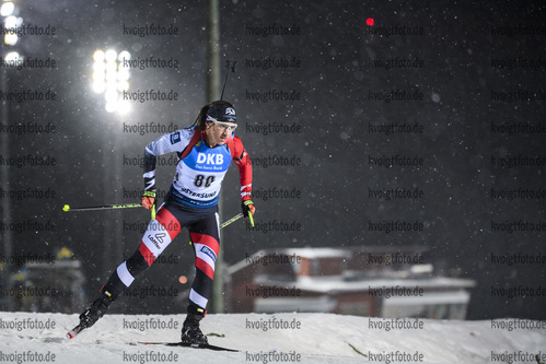 05.12.2019, xkvx, Biathlon IBU Weltcup Oestersund, Einzel Damen, v.l. Christina Rieder (Austria) in aktion / in action competes