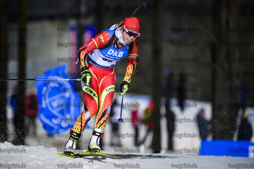 05.12.2019, xkvx, Biathlon IBU Weltcup Oestersund, Einzel Damen, v.l. Zhaohan Zhang (China) in aktion / in action competes