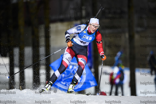 05.12.2019, xkvx, Biathlon IBU Weltcup Oestersund, Einzel Damen, v.l. Julia Schwaiger (Austria) in aktion / in action competes