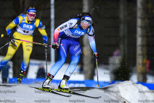 05.12.2019, xkvx, Biathlon IBU Weltcup Oestersund, Einzel Damen, v.l. Lena Haecki (Switzerland) in aktion / in action competes