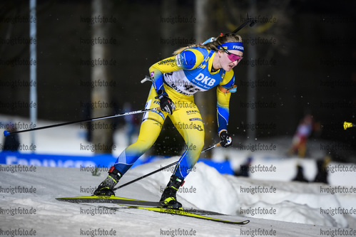 05.12.2019, xkvx, Biathlon IBU Weltcup Oestersund, Einzel Damen, v.l. Emma Nilsson (Sweden) in aktion / in action competes