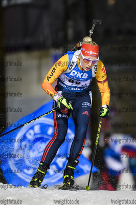 05.12.2019, xkvx, Biathlon IBU Weltcup Oestersund, Einzel Damen, v.l. Karolin Horchler (Germany) in aktion / in action competes