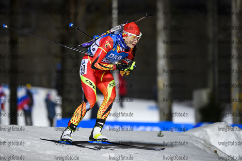 05.12.2019, xkvx, Biathlon IBU Weltcup Oestersund, Einzel Damen, v.l. Jialin Tang (China) in aktion / in action competes