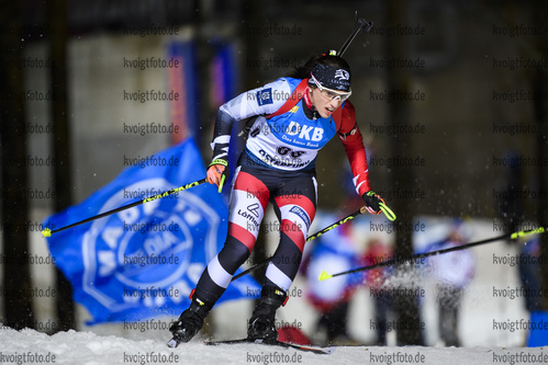 05.12.2019, xkvx, Biathlon IBU Weltcup Oestersund, Einzel Damen, v.l. Dunja Zdouc (Austria) in aktion / in action competes