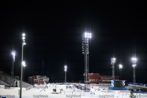 06.12.2019, xkvx, Biathlon IBU Weltcup Oestersund, Training Herren, v.l. Oestersund Biathlon Arena Ansicht / general view