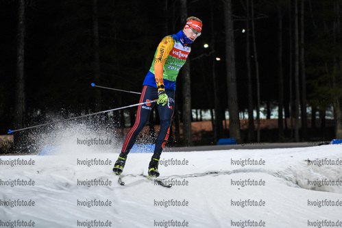 06.12.2019, xkvx, Biathlon IBU Weltcup Oestersund, Training Herren, v.l. Johannes Kuehn (Germany) in aktion / in action competes