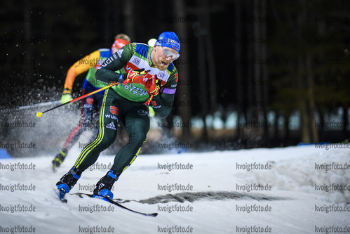 06.12.2019, xkvx, Biathlon IBU Weltcup Oestersund, Training Herren, v.l. Erik Lesser (Germany) in aktion / in action competes