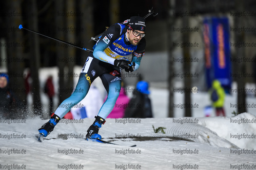 07.12.2019, xkvx, Biathlon IBU Weltcup Oestersund, Staffel Herren, v.l. Simon Desthieux (France) in aktion / in action competes
