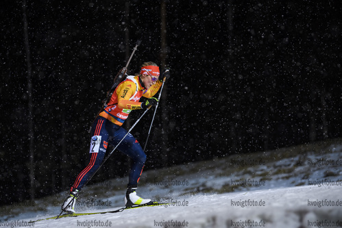 08.12.2019, xkvx, Biathlon IBU Weltcup Oestersund, Staffel Damen, v.l. Denise Herrmann (Germany) in aktion / in action competes
