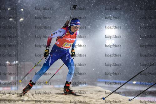 08.12.2019, xkvx, Biathlon IBU Weltcup Oestersund, Staffel Damen, v.l. Aita Gasparin (Switzerland) in aktion / in action competes