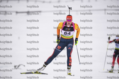 12.12.2019, xkvx, Biathlon IBU Cup Ridnaun, Supersprint Quali Damen, v.l. Marie Heinrich (Germany) in aktion / in action competes