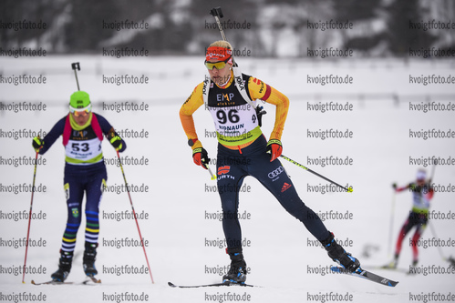 12.12.2019, xkvx, Biathlon IBU Cup Ridnaun, Supersprint Quali Damen, v.l. Maren Hammerschmidt (Germany) in aktion / in action competes