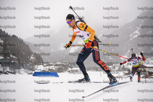 12.12.2019, xkvx, Biathlon IBU Cup Ridnaun, Supersprint Quali Herren, v.l. Florian Hollandt (Germany) in aktion / in action competes