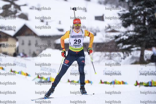 12.12.2019, xkvx, Biathlon IBU Cup Ridnaun, Supersprint Finale Damen, v.l. Maren Hammerschmidt (Germany) in aktion / in action competes