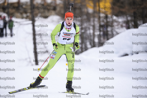 14.12.2019, xkvx, Biathlon DSV Deutschlandpokal Martell, Sprint - weiblich, v.l. Alina Nussbicker (Germany)  