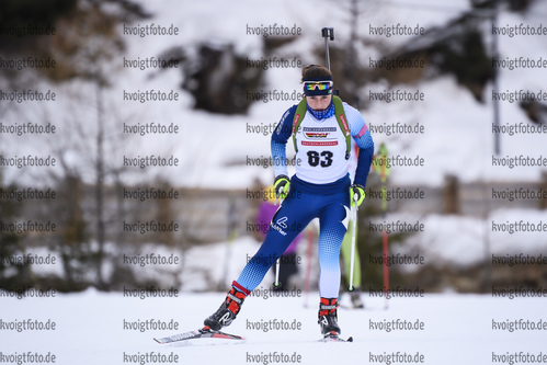 14.12.2019, xkvx, Biathlon DSV Deutschlandpokal Martell, Sprint - weiblich, v.l. Aniko Gauuer (Germany)  