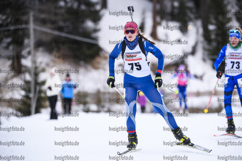 14.12.2019, xkvx, Biathlon DSV Deutschlandpokal Martell, Sprint - weiblich, v.l. Vianne Martins (Germany)  