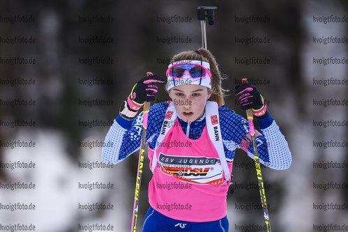 14.12.2019, xkvx, Biathlon DSV Deutschlandpokal Martell, Sprint - weiblich, v.l. Iva Moric (Germany)  