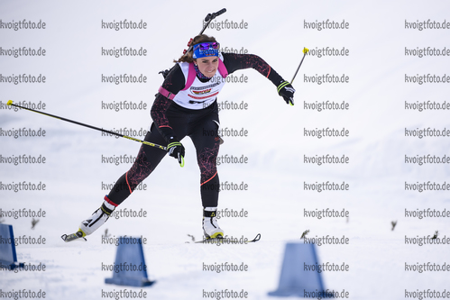 14.12.2019, xkvx, Biathlon DSV Deutschlandpokal Martell, Sprint - weiblich, v.l. Linda Artinger (Germany)  
