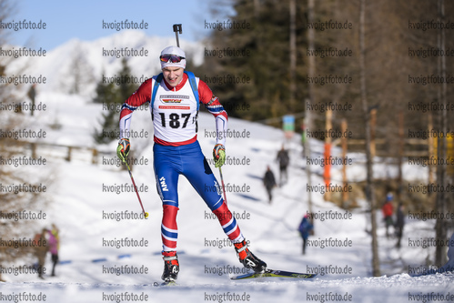 14.12.2019, xkvx, Biathlon DSV Deutschlandpokal Martell, Sprint - maennlich, v.l. Konstantin Mueller (Germany)  