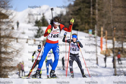 14.12.2019, xkvx, Biathlon DSV Deutschlandpokal Martell, Sprint - maennlich, v.l. Ansgar Klein (Germany)  