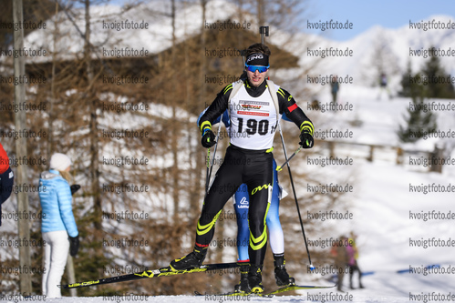 14.12.2019, xkvx, Biathlon DSV Deutschlandpokal Martell, Sprint - maennlich, v.l. Lukas Martins (Germany)  
