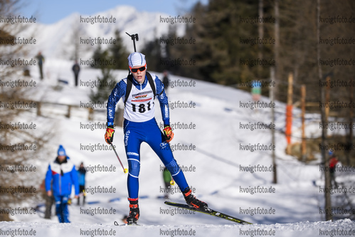 14.12.2019, xkvx, Biathlon DSV Deutschlandpokal Martell, Sprint - maennlich, v.l. Maximilian Hable (Germany)  