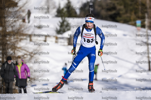 14.12.2019, xkvx, Biathlon DSV Deutschlandpokal Martell, Sprint - maennlich, v.l. Michael Arsan (Germany)  