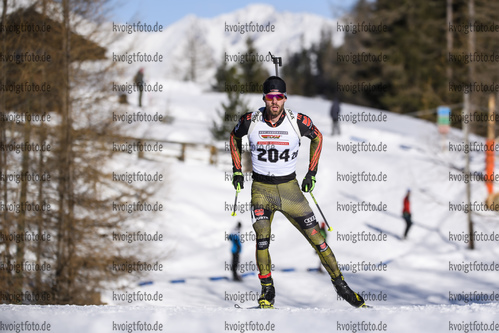 14.12.2019, xkvx, Biathlon DSV Deutschlandpokal Martell, Sprint - maennlich, v.l. Matthias Dorfer (Germany)  