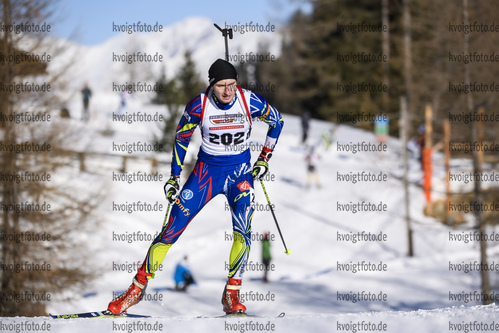 14.12.2019, xkvx, Biathlon DSV Deutschlandpokal Martell, Sprint - maennlich, v.l. Patryk Bryn (Germany)  