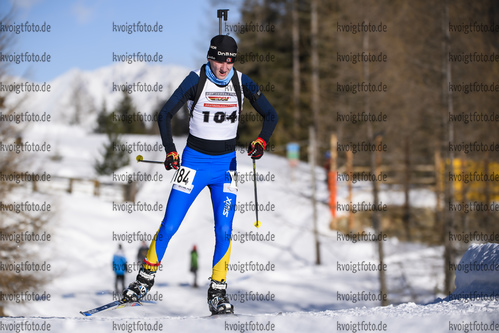 14.12.2019, xkvx, Biathlon DSV Deutschlandpokal Martell, Sprint - maennlich, v.l. Ben Bednorz (Germany)  