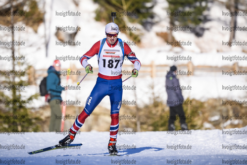 14.12.2019, xkvx, Biathlon DSV Deutschlandpokal Martell, Sprint - maennlich, v.l. Konstantin Mueller (Germany)  