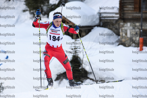 14.12.2019, xkvx, Biathlon DSV Deutschlandpokal Martell, Sprint - maennlich, v.l. Jonas Richter (Germany)  