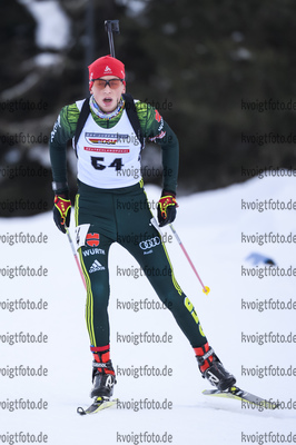 15.12.2019, xkvx, Biathlon DSV Deutschlandpokal Martell, Sprint - maennlich, v.l. Ansgar Klein (Germany)  