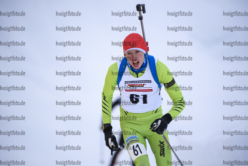 15.12.2019, xkvx, Biathlon DSV Deutschlandpokal Martell, Sprint - maennlich, v.l. Finn Heisig  (Germany)  