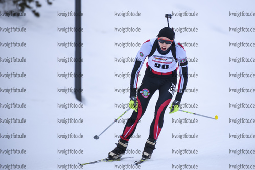 15.12.2019, xkvx, Biathlon DSV Deutschlandpokal Martell, Sprint - maennlich, v.l. Leo Pestel (Germany)  