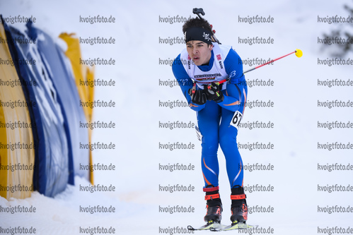 15.12.2019, xkvx, Biathlon DSV Deutschlandpokal Martell, Sprint - maennlich, v.l. Luca Nicolussi (Germany)  