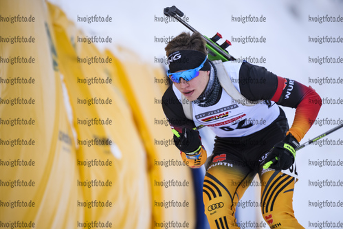 15.12.2019, xkvx, Biathlon DSV Deutschlandpokal Martell, Sprint - maennlich, v.l. Lukas Martins (Germany)  