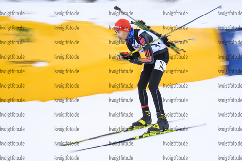15.12.2019, xkvx, Biathlon DSV Deutschlandpokal Martell, Sprint - maennlich, v.l. Joe Benedict Bretschneider (Germany)  