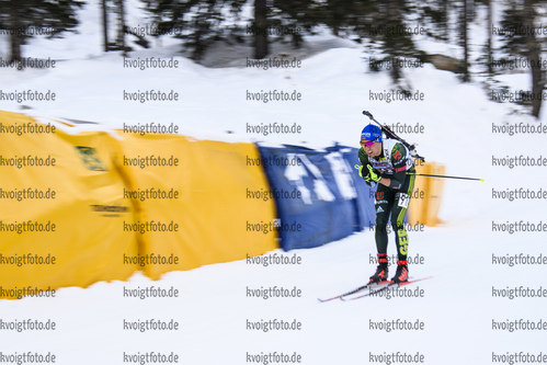 15.12.2019, xkvx, Biathlon DSV Deutschlandpokal Martell, Sprint - maennlich, v.l. David Zobel (Germany)  