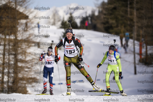 15.12.2019, xkvx, Biathlon DSV Deutschlandpokal Martell, Sprint - weiblich, v.l. Jennifer Muenzner (Germany)  