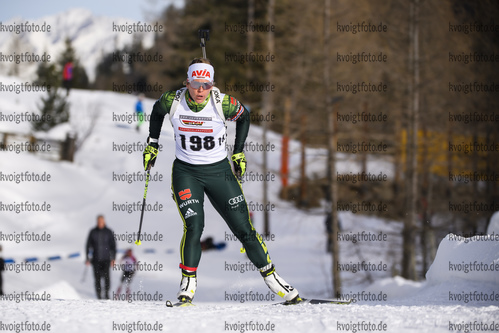 15.12.2019, xkvx, Biathlon DSV Deutschlandpokal Martell, Sprint - weiblich, v.l. Nadine Horchler (Germany)  