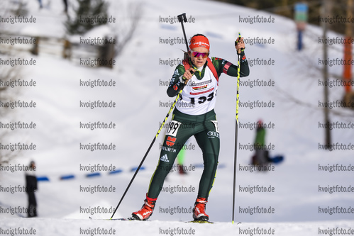 15.12.2019, xkvx, Biathlon DSV Deutschlandpokal Martell, Sprint - weiblich, v.l. Marina Sauter (Germany)  