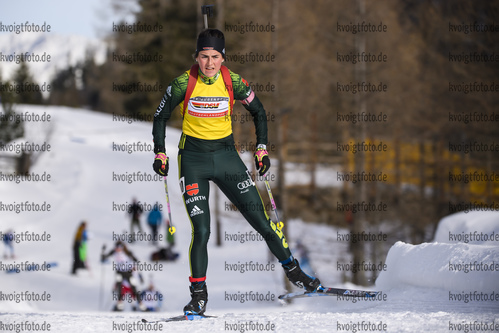 15.12.2019, xkvx, Biathlon DSV Deutschlandpokal Martell, Sprint - weiblich, v.l. Elisabeth Schmidt (Germany)  